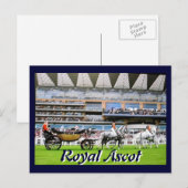 Royal Ascot Diamond Jubilee Postkarte (Vorne/Hinten)
