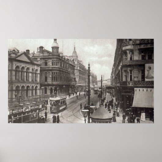 Royal Avenue, Belfast, c.1900 Poster (Vorne)