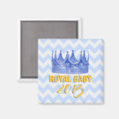 Royal Baby 2013 kronen-Zickzack-Magnet Magnet (Vorderseite/Rückseite)