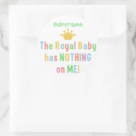 Royal Baby Aufkleber (Tasche)