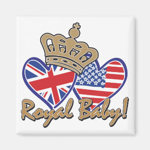 Royal Baby Crown Magnet