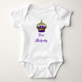 Royal Baby Crown Prince oder Princess Strampler (Vorderseite)