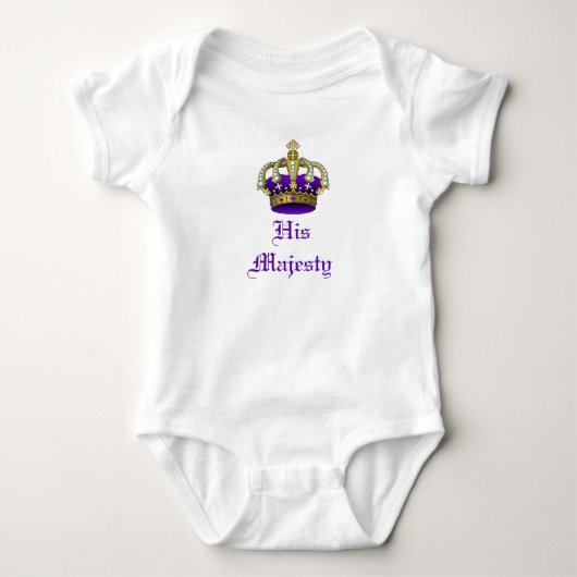 Royal Baby Crown Prince oder Princess Strampler (Vorderseite)