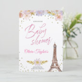 Royal Baby Dusche im Traumhaus Einladung (Stehend Vorderseite)