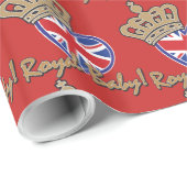 Royal Baby - Future King oder Queen Geschenkpapier (Rolleneckpunkt)