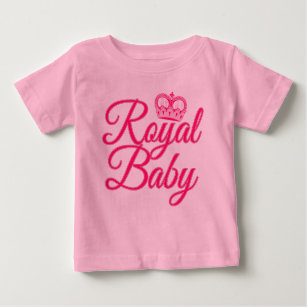 Royal Baby in Pink mit Crown Baby T-shirt