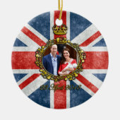 Royal Baby Keramik Ornament (Vorne)
