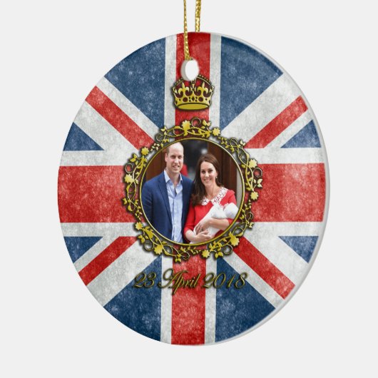Royal Baby Keramik Ornament (Links)