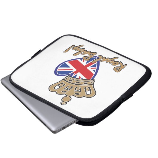 Royal Baby Laptopschutzhülle (Vorne Knopf)