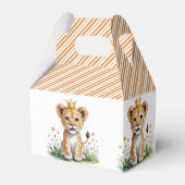 Royal Baby Lion 1. Geburtstagsfeier Geschenkschachtel (Rückseite)