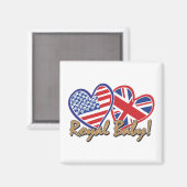 Royal Baby Magnet (Vorderseite/Rückseite)
