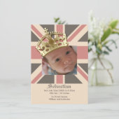 Royal Baby New Baby mit Crown Ankündigung (Stehend Vorderseite)
