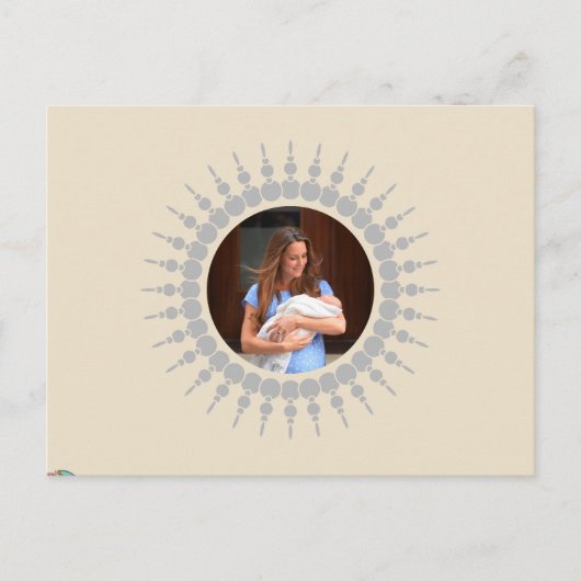 Royal Baby Postkarte (Vorderseite)