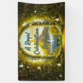 Royal Baby Shower Eine königliche Feier beginnt hi Banner (Vertikal)