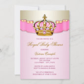 Royal Baby Shower Einladung (Vorderseite)
