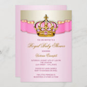 Royal Baby Shower Einladung (Vorne/Hinten)