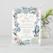 Royal Baby Shower Einladung (Stehend Vorderseite)