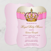 Royal Baby Shower Einladung (Vorne/Hinten)