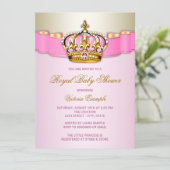 Royal Baby Shower Einladung (Stehend Vorderseite)