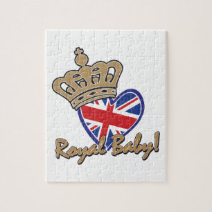 Royal Baby UK Heart Flag Puzzle
