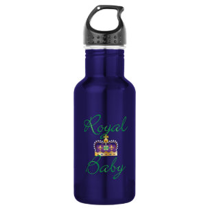 Royal Baby with Purple and Gold Crown Trinkflasche