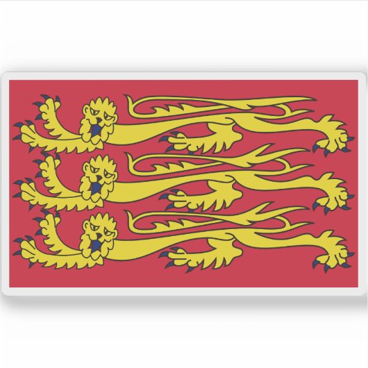 Royal Banner of England Aufkleber (Vorderseite)