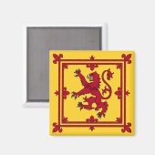 Royal Banner - Schottland Magnet (Vorderseite/Rückseite)