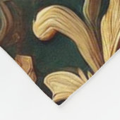 Royal Baroque Floral Pattern Fleecedecke (Ecke)