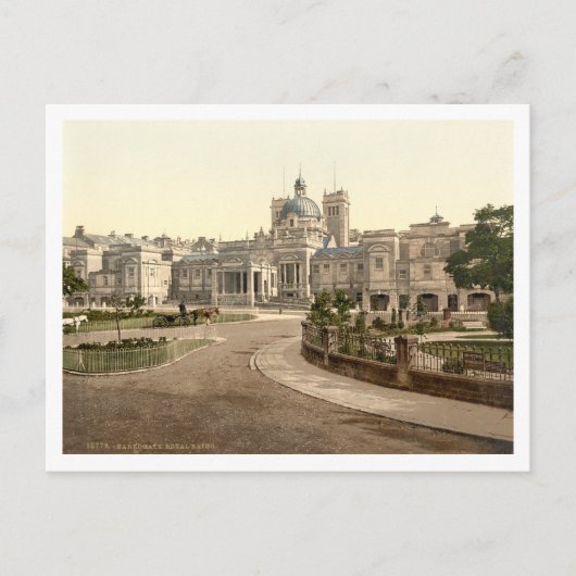 Royal Baths, Harrogate, Yorkshire, England Postkarte (Vorderseite)