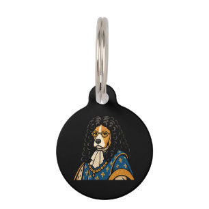 Royal Beagle Dog Seine Majestät Fluffness Haustiermarke