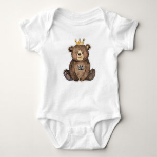 Royal Bear Baby Strampler