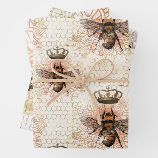 Royal Bee Decoupage/Wrap Sheet Set Geschenkpapier Set (Beispiel)
