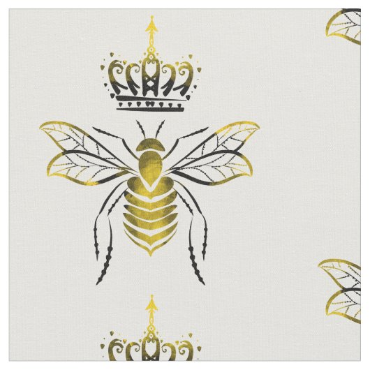 Royal Bee Stoff (Nahaufnahme)