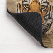Royal Bengal Tiger cub, Drinking Water Mousepad (Ecke)