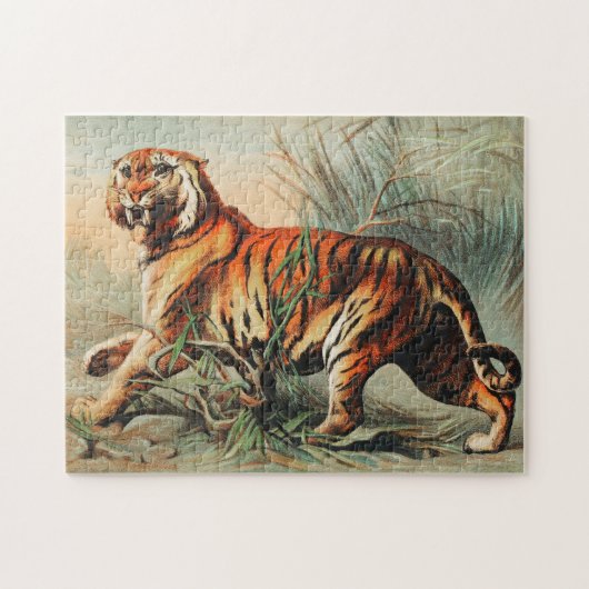 Royal bengalisch tiger Tiger von John Karst Puzzle (Horizontal)