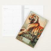 Royal Bengalisch Tiger Vintag Illustration Planer (Anzeige)