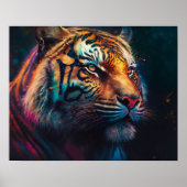 Royal Bengalisch Tiger Wildlife Poster (Vorne)