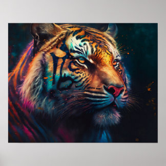 Royal Bengalisch Tiger Wildlife Poster