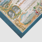 Royal Besuch Historic Ephemera Dekoupage Seidenpapier (Ausschnitt)