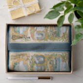 Royal Besuch Historic Ephemera Dekoupage Seidenpapier (Geschenk)