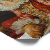 Royal Biewer Terrier Portrait Poster (Ecke)