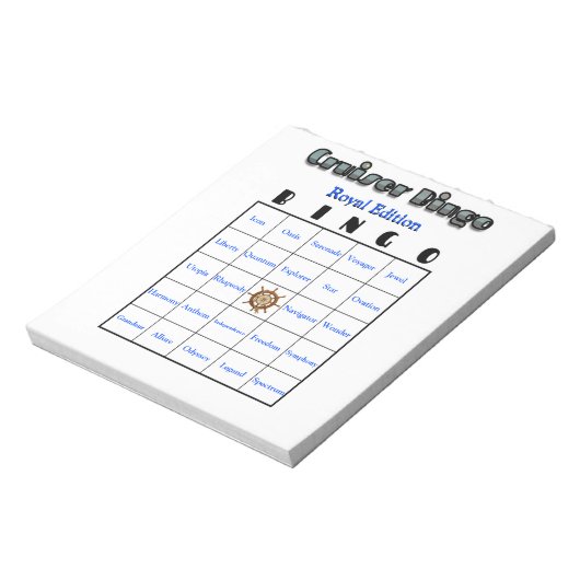Royal Bingo Notizblock (Rotiert)