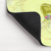 Royal Birds Floral Computer Mousepad (Ecke)