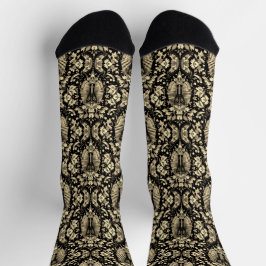 Royal Black & Gold Socken