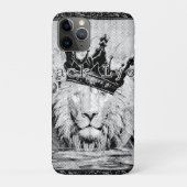 Royal black Lyon  Case-Mate iPhone Hülle (Rückseite)
