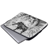 Royal black Lyon Laptopschutzhülle (Vorne Knopf)