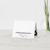 Royal Black Polka Dot Green Vielen Dank, Karten (Rückseite)