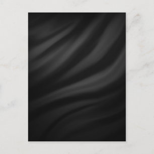 Royal Black Velvet Seide elegant elegant elegant Postkarte