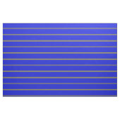 Royal blau, goldgestreiftes Design Stoff (Yard (91,4 cm))