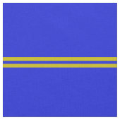 Royal blau, goldgestreiftes Design Stoff (Nahaufnahme)
